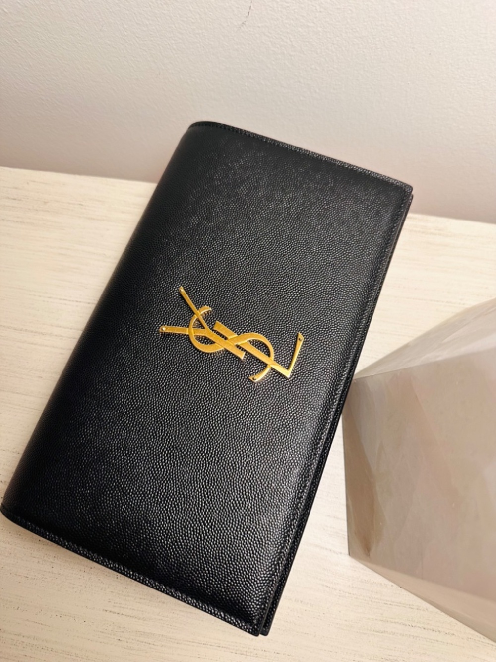 Saint Laurent Kate Clutch - Black - Picture 3 of 12